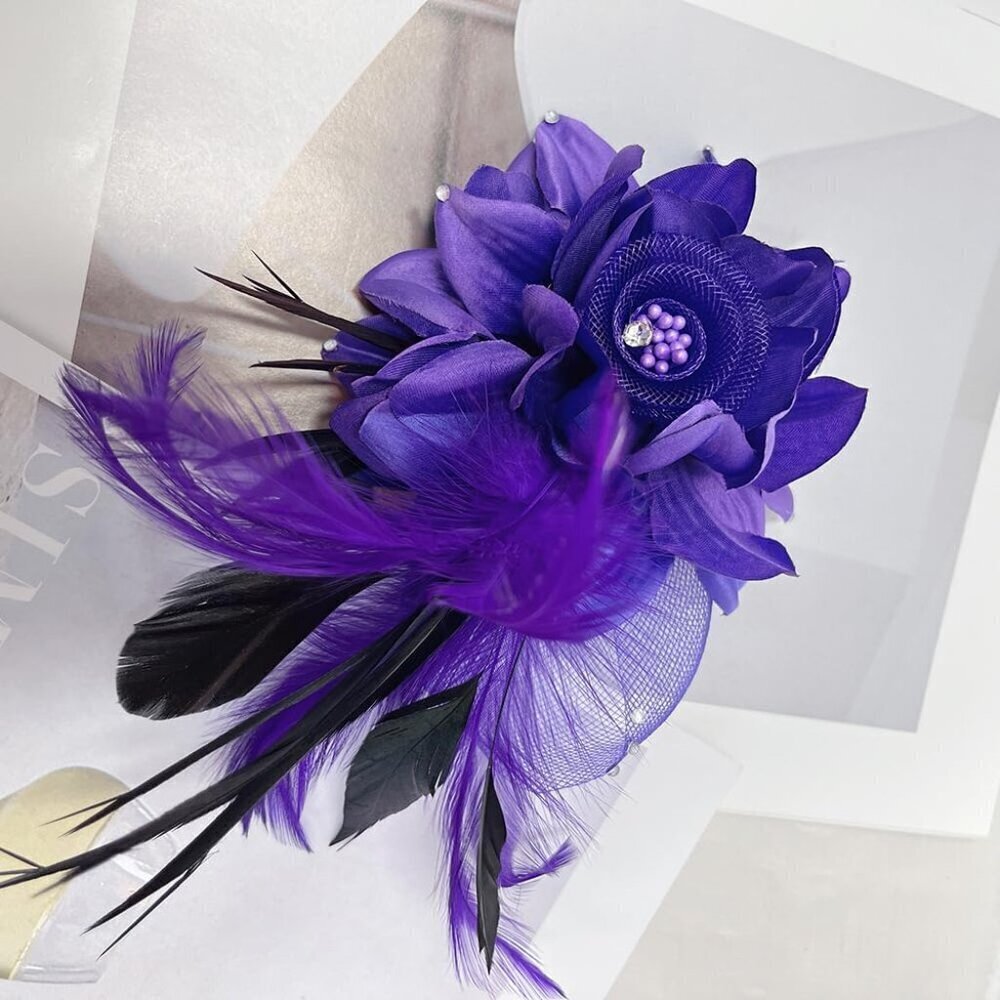 Elegant Flower Brooch for Women Wedding Party Dress Lapel Pin Jewelry Gifts - Picture 5 of 6